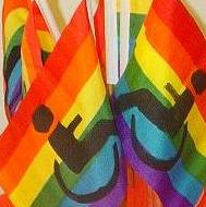 Regenbogenf�hnchen mit Rollimotiv