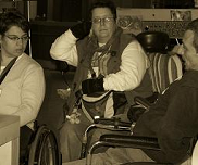 Foyergesprch zu dritt